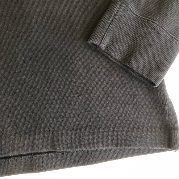 Ralph Lauren Polo Black 1/4 zip pullover sweatshirt Shirt Heavy Cotton Knit XL - Picture 7 of 7